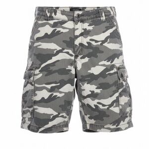 Carhartt Gray Camouflage Cargo Shorts